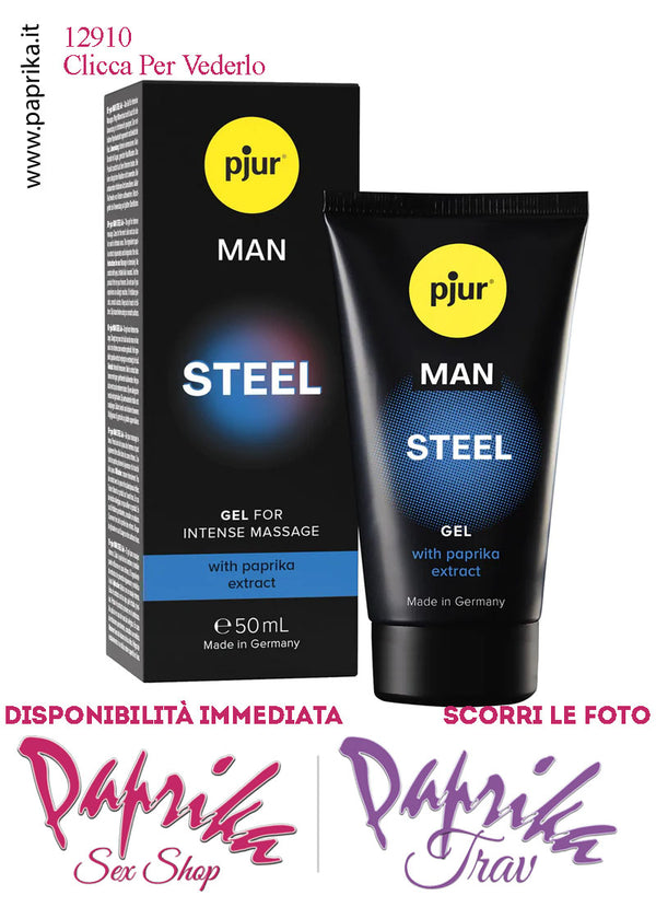 Gel Stimolante Erezione Efficace Steel Pjur Estratti Paprika 50 ml