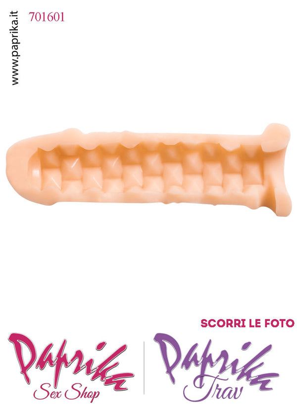 Prolunga Guaina Allunga Pene 3 cm Tpe Lavorazione Interna Morbidissima Mod.4