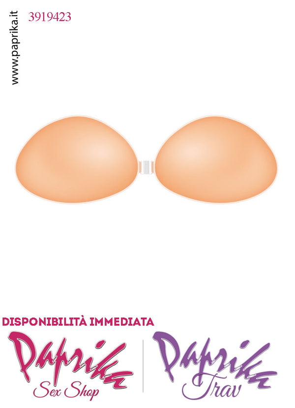 Imbottiture Silicone Adesivi Per Seno Colore Naturale Gancetto Centrale