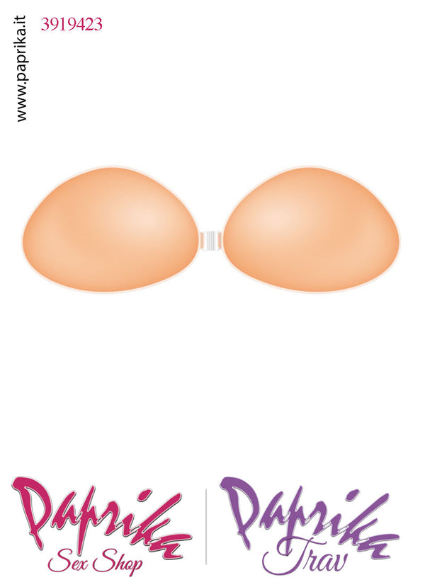 Imbottiture Silicone Adesivi Per Seno Colore Naturale Gancetto Centrale