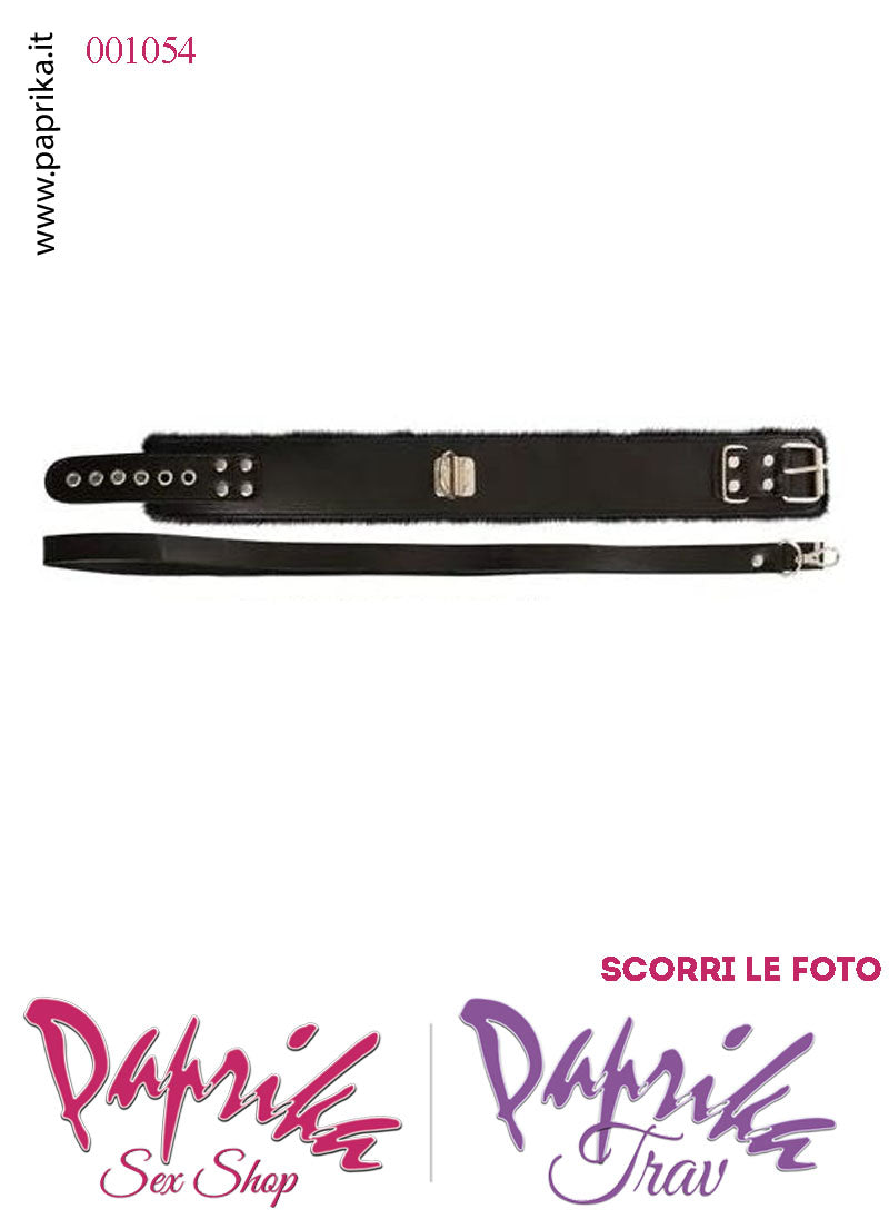 Set Kit Bondage Bdsm Sadomaso Soft 7 Pezzi Ecopelle Nera Imbottiti