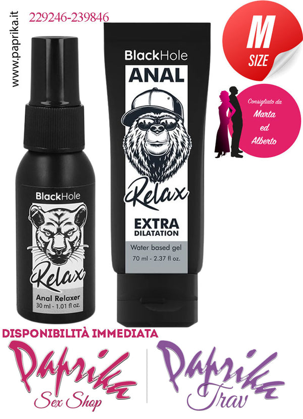 Kit Lubrificazione Anale Efficace Rilassante Spray & Lubrificante Acqua 30-70 ml