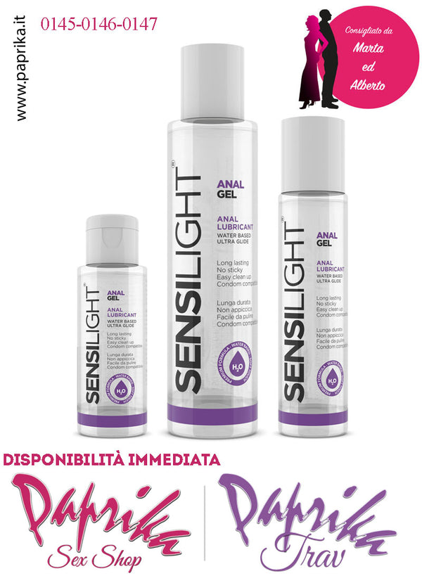 Lubrificante Anale Gel Base Acqua 30 ml Sensilight AnalGel