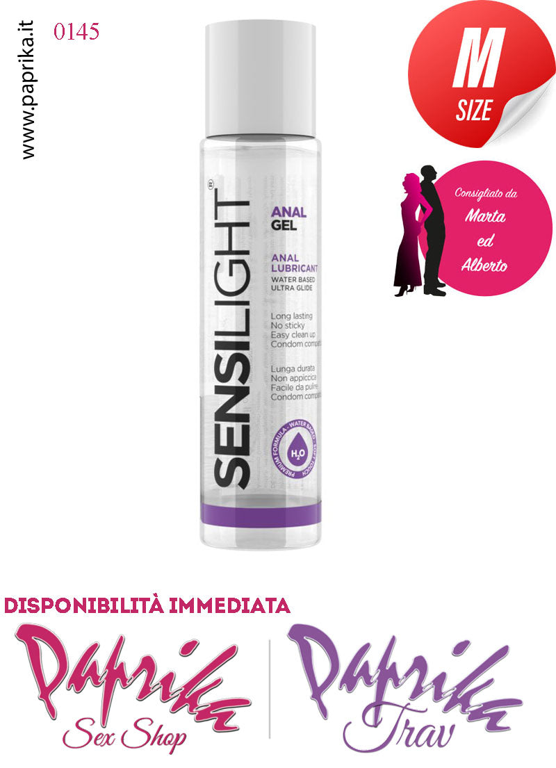 Lubrificante Anale Gel Base Acqua Sensilight AnalGel 60 ml