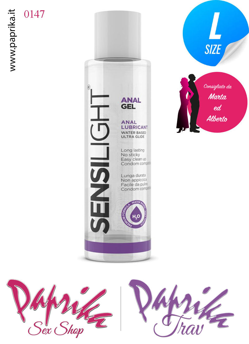 Lubrificante Anale Gel Base Acqua Sensilight AnalGel 150 ml