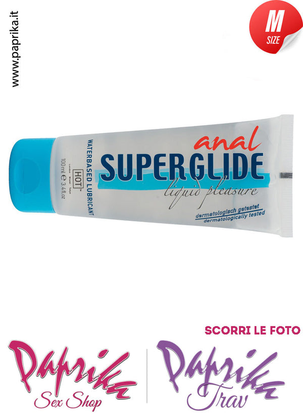 Lubrificante Anale  SuperGlide Anal Gelatina Base Acqua 100 ml