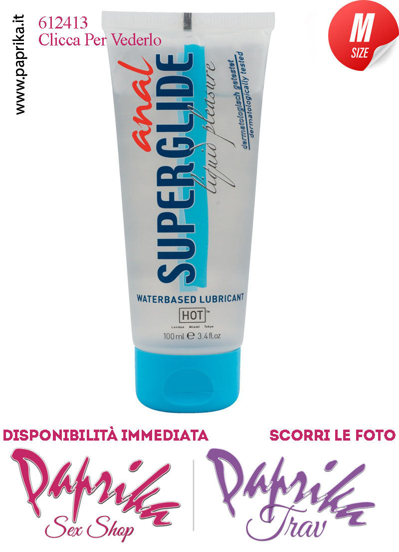 Lubrificante Anale  SuperGlide Anal Gelatina Base Acqua 100 ml