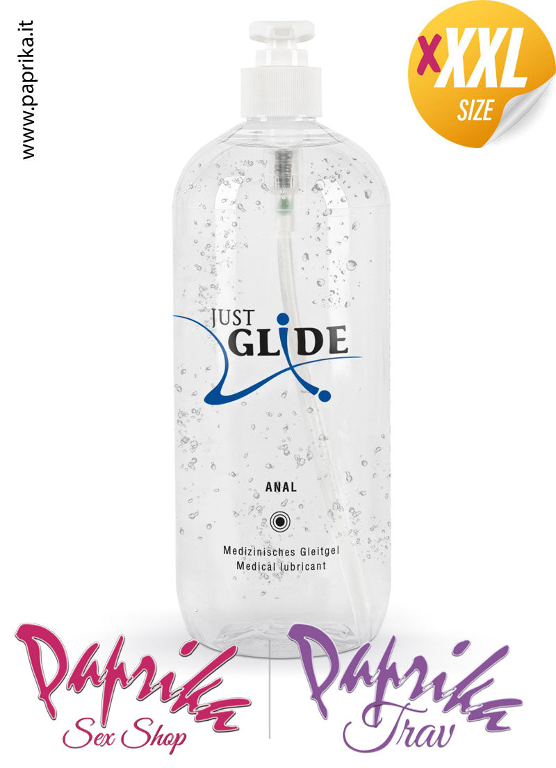 Lubrificante AnalGel Gelatina Base Acqua Just Glide Grandi Formati
