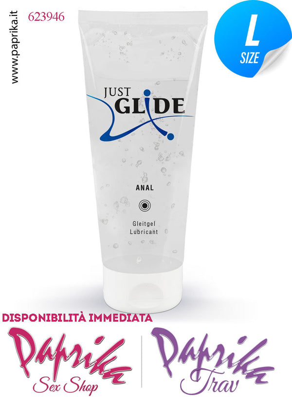Lubrificante AnalGel Gelatina Just Glide Base Acqua 200 ml
