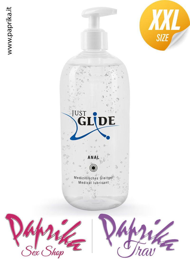Lubrificante AnalGel Gelatina Base Acqua Just Glide Grandi Formati