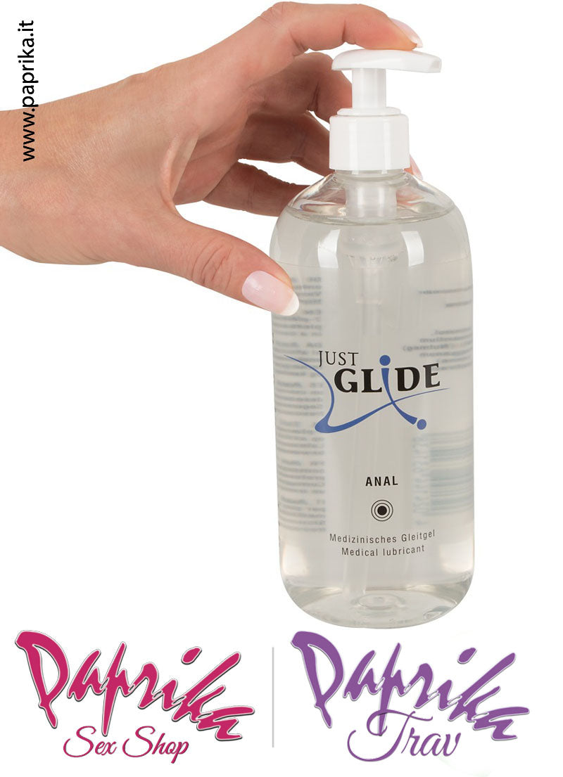 Lubrificante AnalGel Gelatina Base Acqua Just Glide Grandi Formati