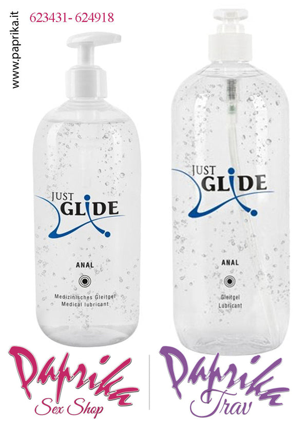 Lubrificante AnalGel Gelatina Just Glide Base Acqua 1 Litro 1.000 ml