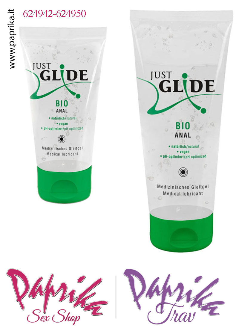 Lubrificante AnalGel Bio Vegan Gelatina Base Acqua Just Glide 200 ml