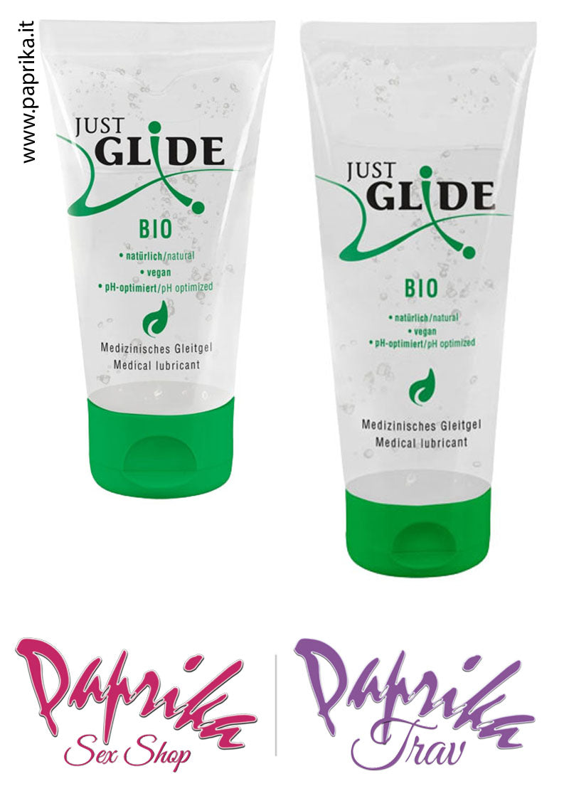 Lubrificante Vegano Bio Vaginale Gelatina Base Acqua Just Glide