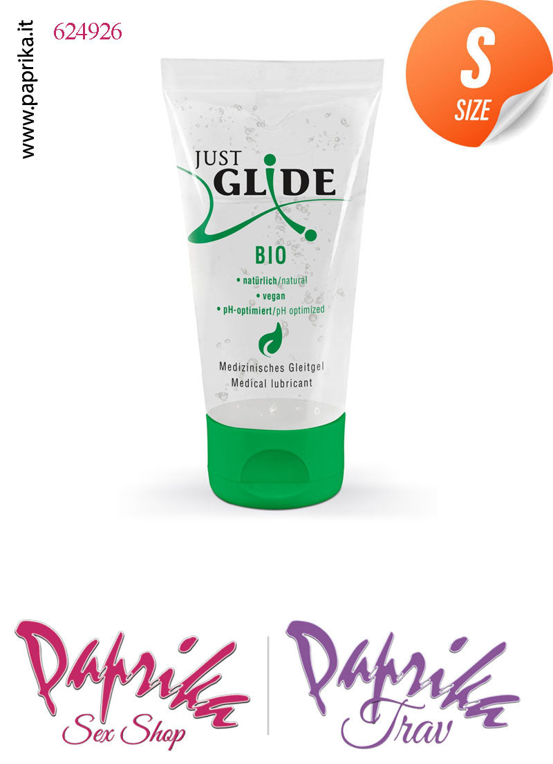 Lubrificante Vegano Bio Vaginale Gelatina Base Acqua Just Glide