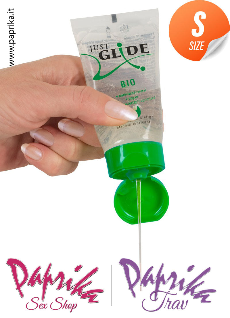 Lubrificante Vegano Bio Vaginale Gelatina Base Acqua Just Glide