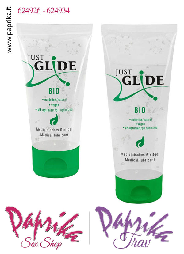 Lubrificante Vegano Bio Vaginale Gelatina Base Acqua Just Glide