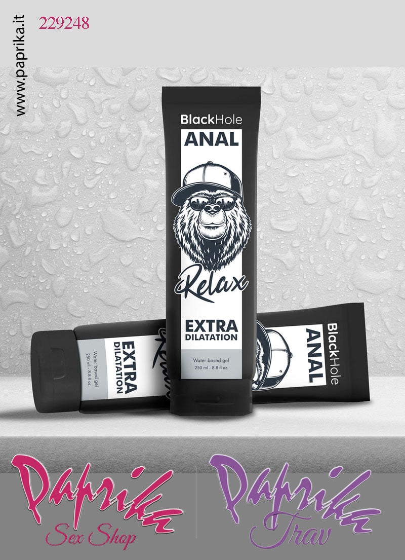 Lubrificante Analgel Extra Dilatante Base Acqua Black Hole 250 ml