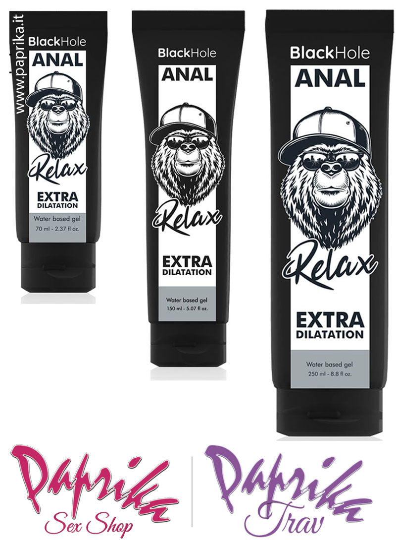 Lubrificante Analgel Extra Dilatante Base Acqua Black Hole 70 ml