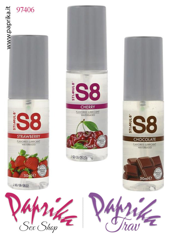 Lubrificante Aromatizzato Fragola Strawberry Edibile Base Acqua 50 ml