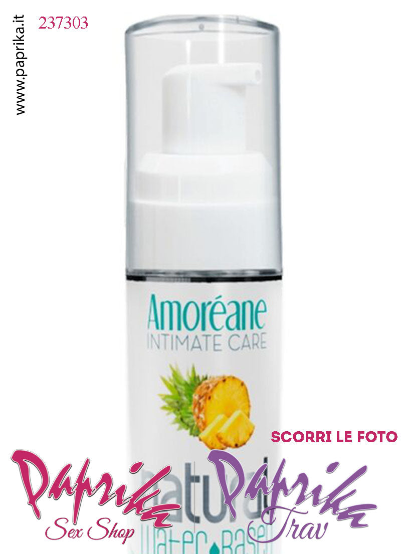 Lubrificante Aromatizzato Ananas Edibile Base Acqua 50 ml Dispenser