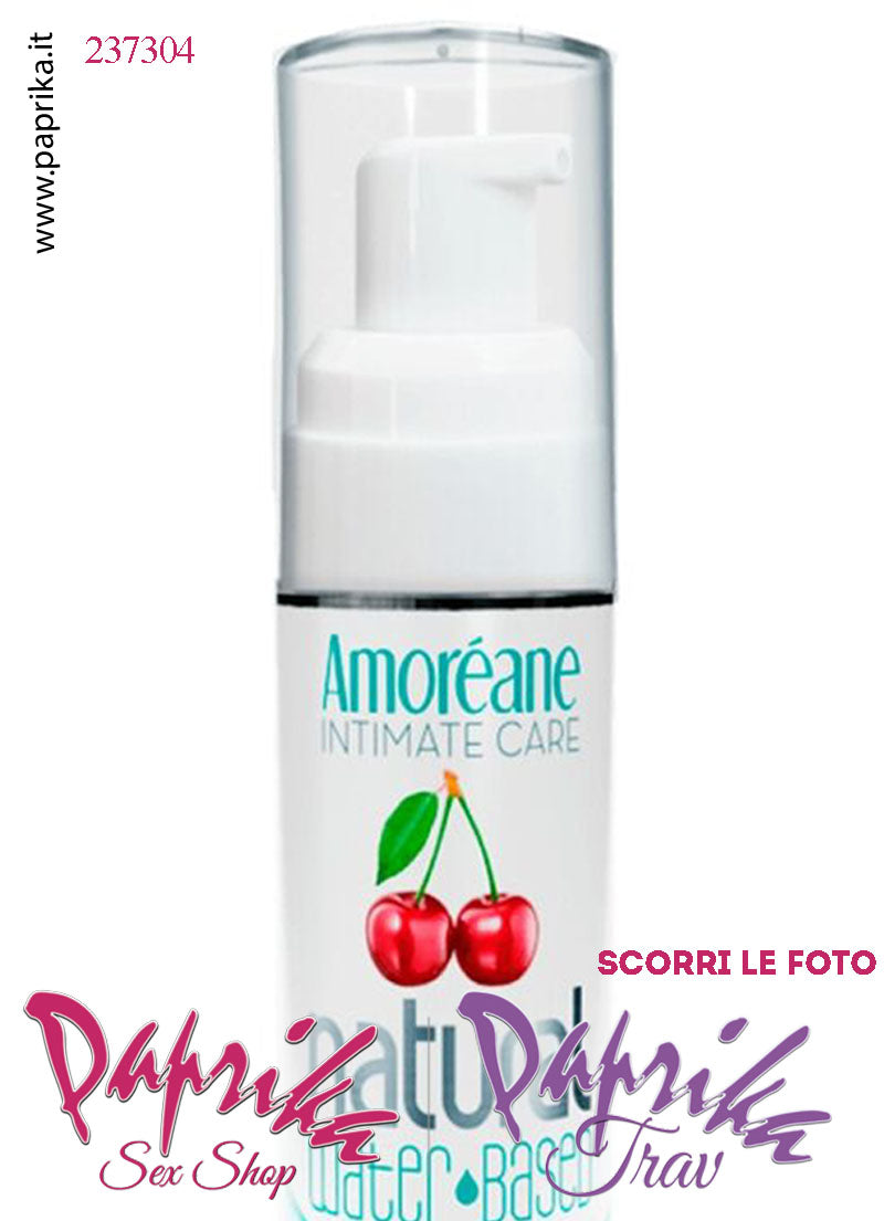 Lubrificante Aromatizzato Ciliegia Edibile Base Acqua 50 ml Dispenser