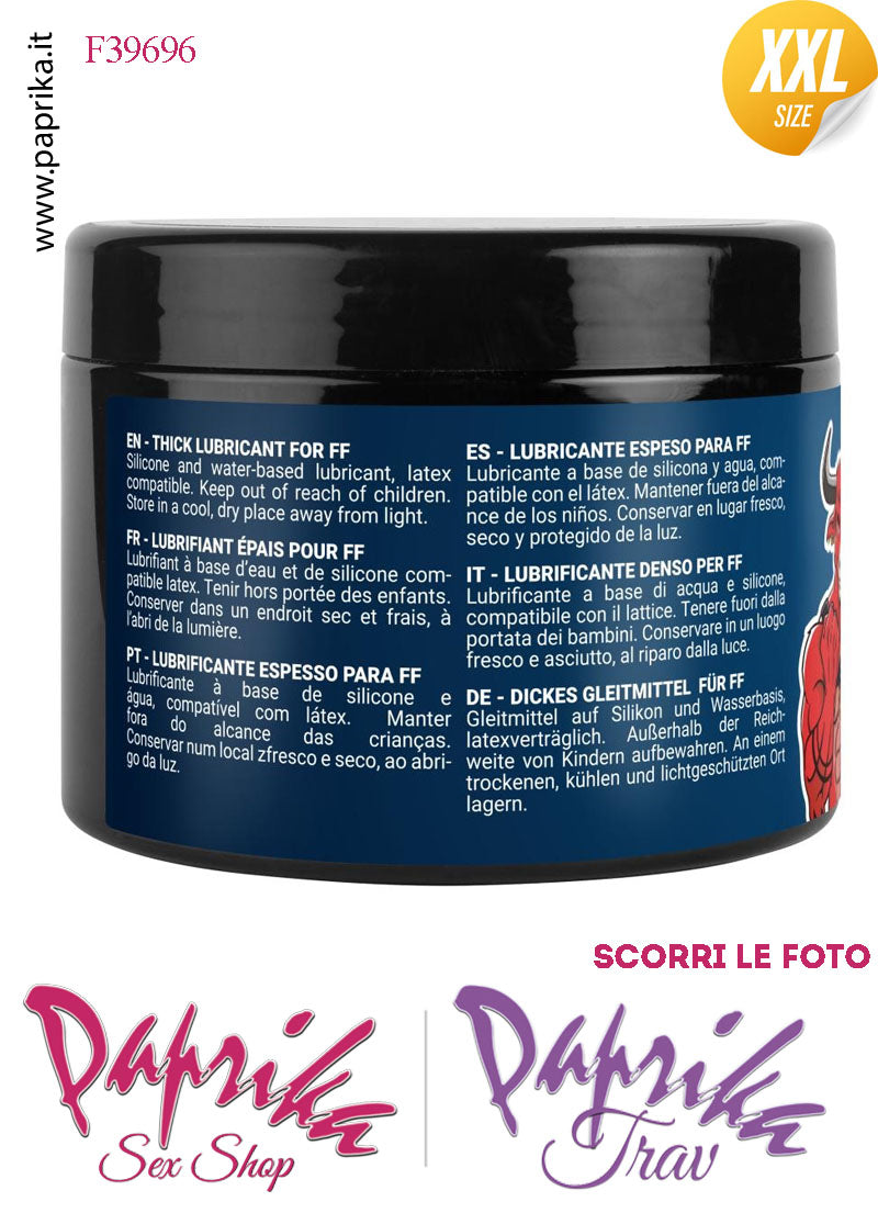 Lubrificante Fisting Ibrido Acqua Silicone Penetrazioni Estreme Barattolo 500 ml