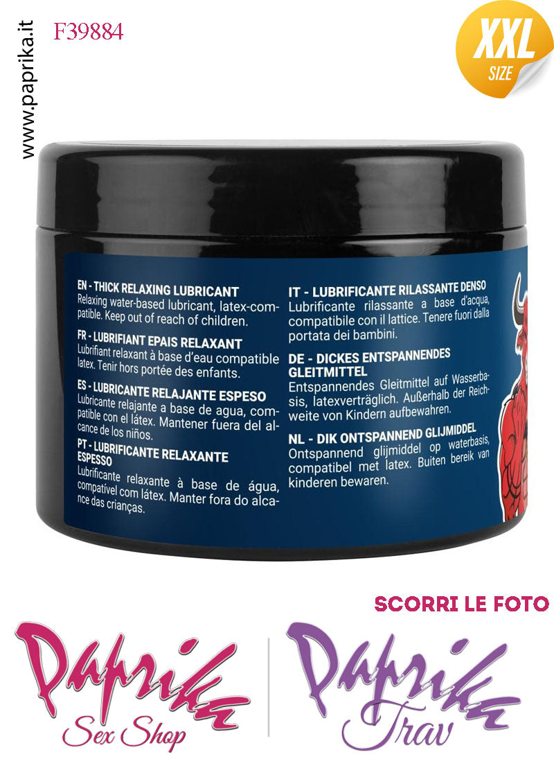 Lubrificante Rilassante Fisting Ibrido Acqua Silicone Penetrazioni Estreme Barattolo 500 ml