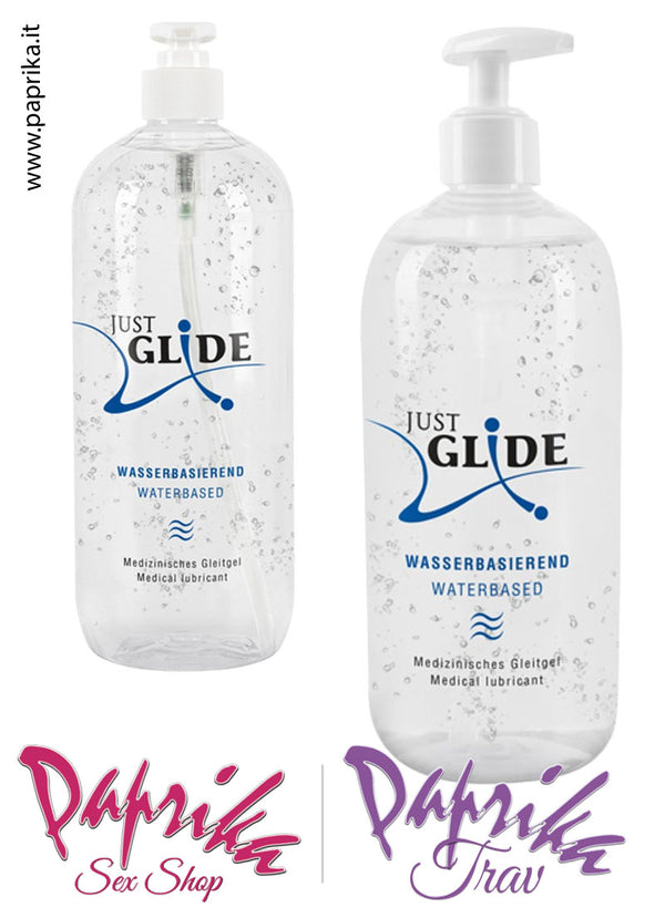 Lubrificante Vaginale Gelatina Base Acqua Just Glide Grandi Formati