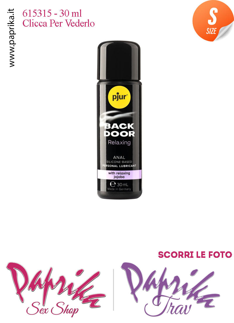 Lubrificante Siliconico Backdoor Pjur Rilassante Anale 30 ml