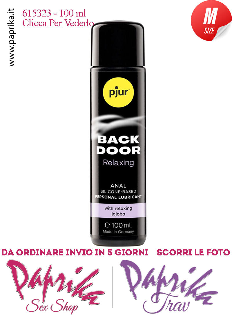 Lubrificante Siliconico Backdoor Pjur Rilassante Anale 100 ml