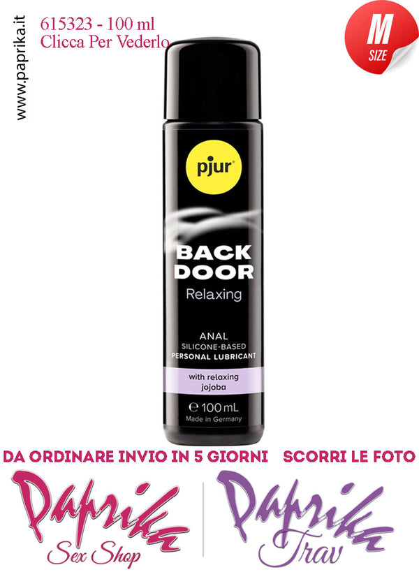 Lubrificante Siliconico Backdoor Pjur Rilassante Anale 100 ml