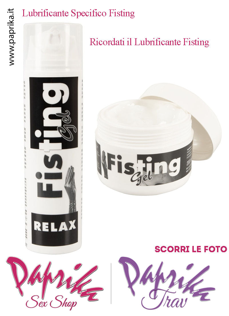 Pugno Mano Fisting XXXL 36 cm Ø 80/100 Unisex Tpr Non Vibrante