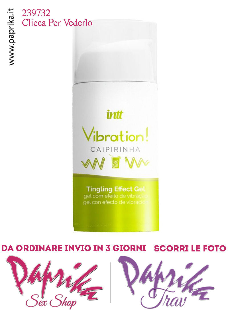 Lubrificante Caipirinha Gel Ultra Stimolante Effetto Vibratore Liquido 15 ml