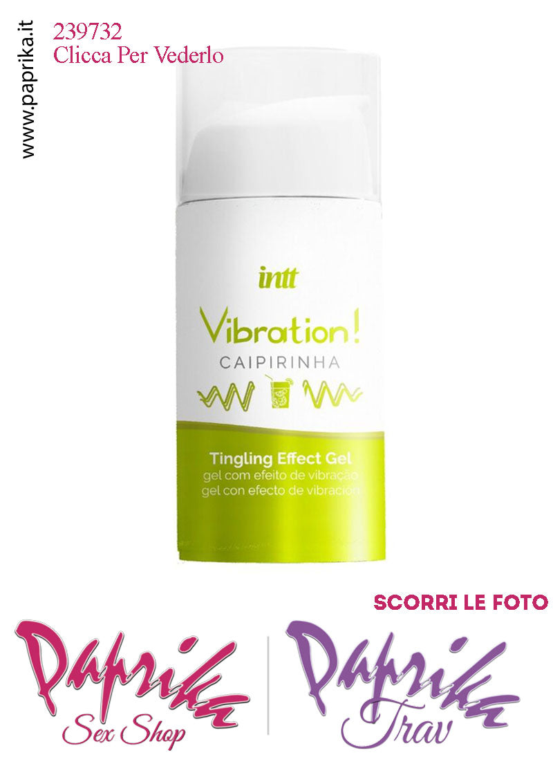Lubrificante Caipirinha Gel Ultra Stimolante Effetto Vibratore Liquido 15 ml