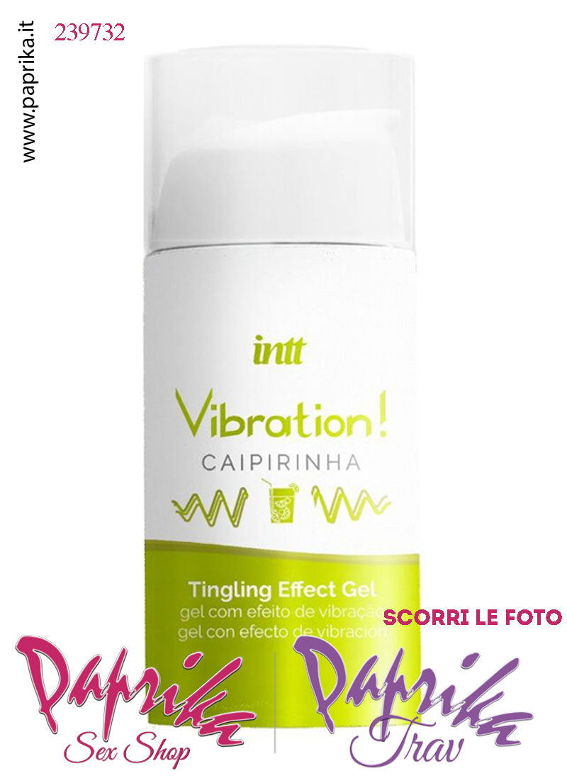 Lubrificante Caipirinha Gel Ultra Stimolante Effetto Vibratore Liquido 15 ml