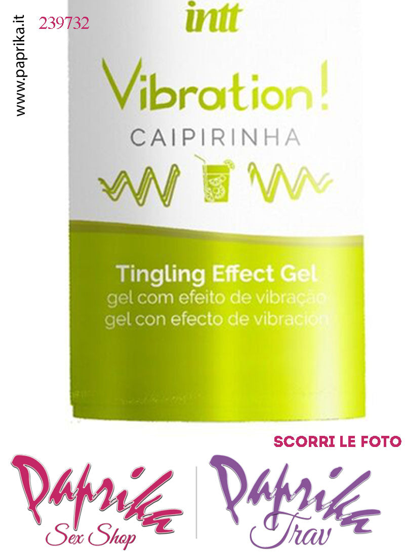 Lubrificante Caipirinha Gel Ultra Stimolante Effetto Vibratore Liquido 15 ml