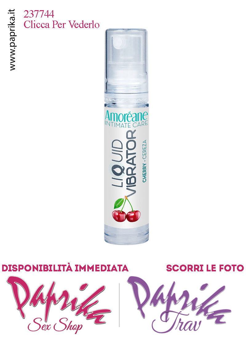 Lubrificante Ciliegia Effetto Vibrante Gel Stimolante Liquido 10 ml