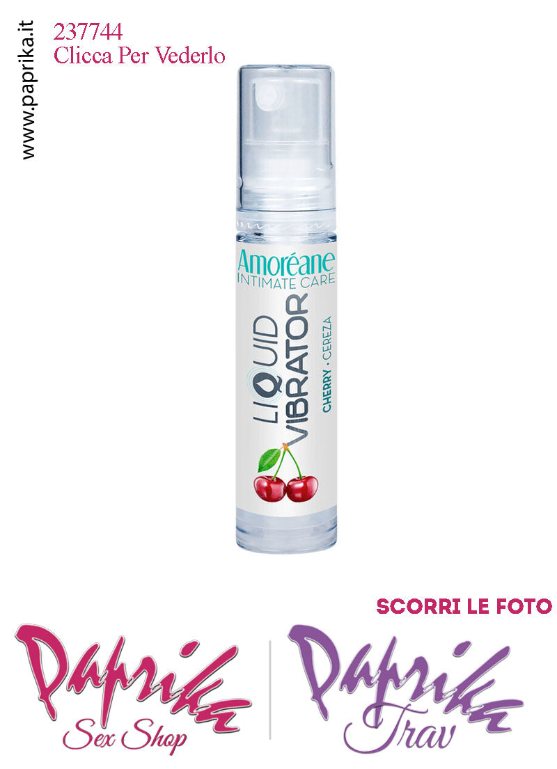 Lubrificante Ciliegia Effetto Vibrante Gel Stimolante Liquido 10 ml