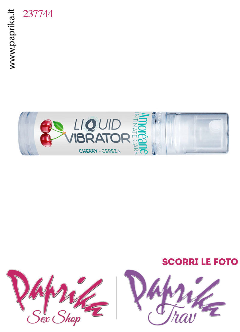 Lubrificante Ciliegia Effetto Vibrante Gel Stimolante Liquido 10 ml