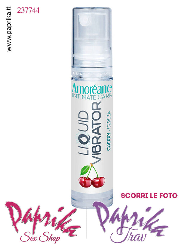 Lubrificante Ciliegia Effetto Vibrante Gel Stimolante Liquido 10 ml