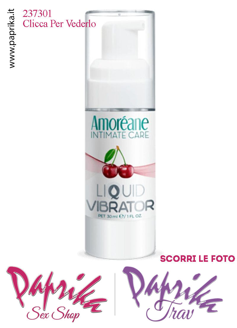 Lubrificante Ciliegia Effetto Vibrante Gel Stimolante Liquido 30 ml