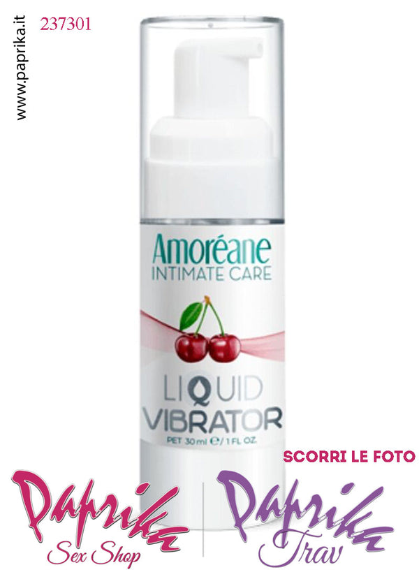 Lubrificante Ciliegia Effetto Vibrante Gel Stimolante Liquido 30 ml