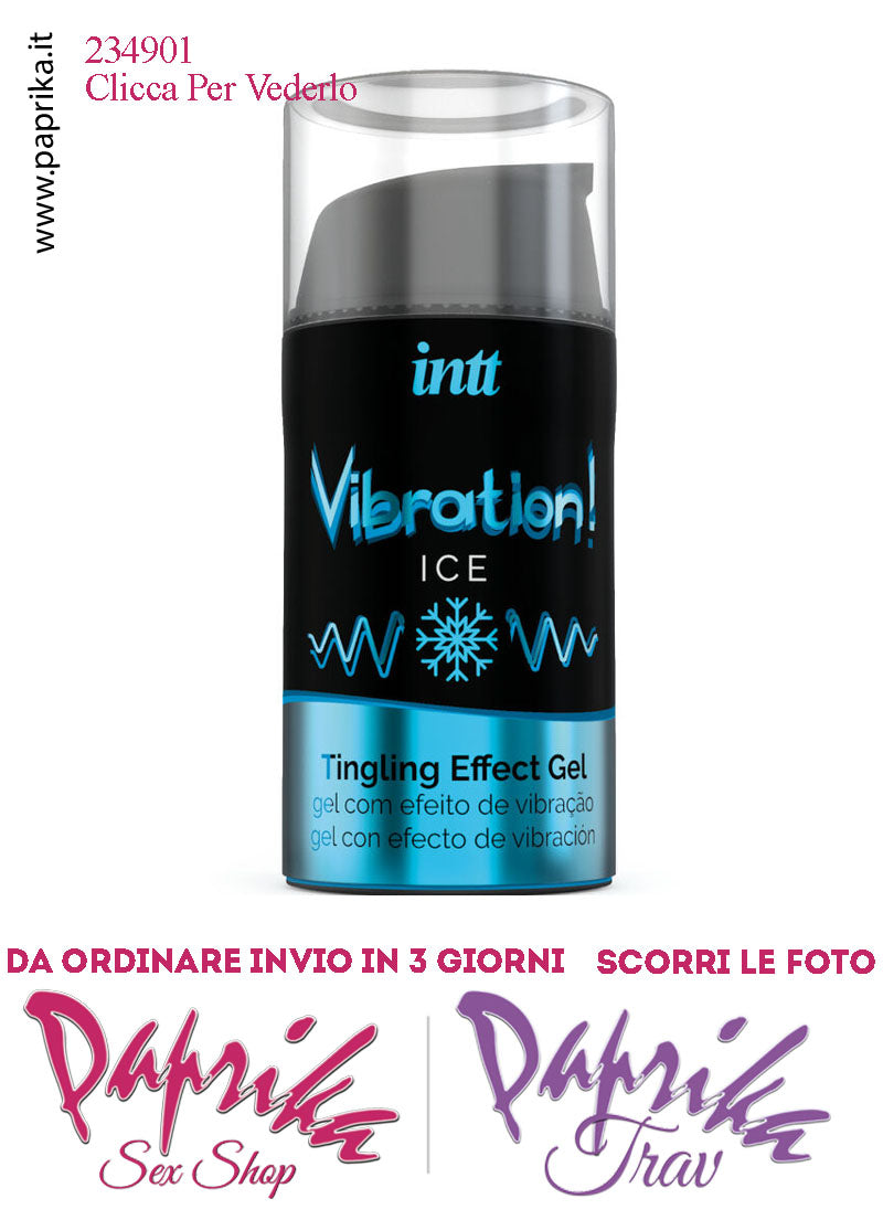 Lubrificante Effetto Freddo Gel Ultra Stimolante Effetto Vibratore Liquido 15 ml
