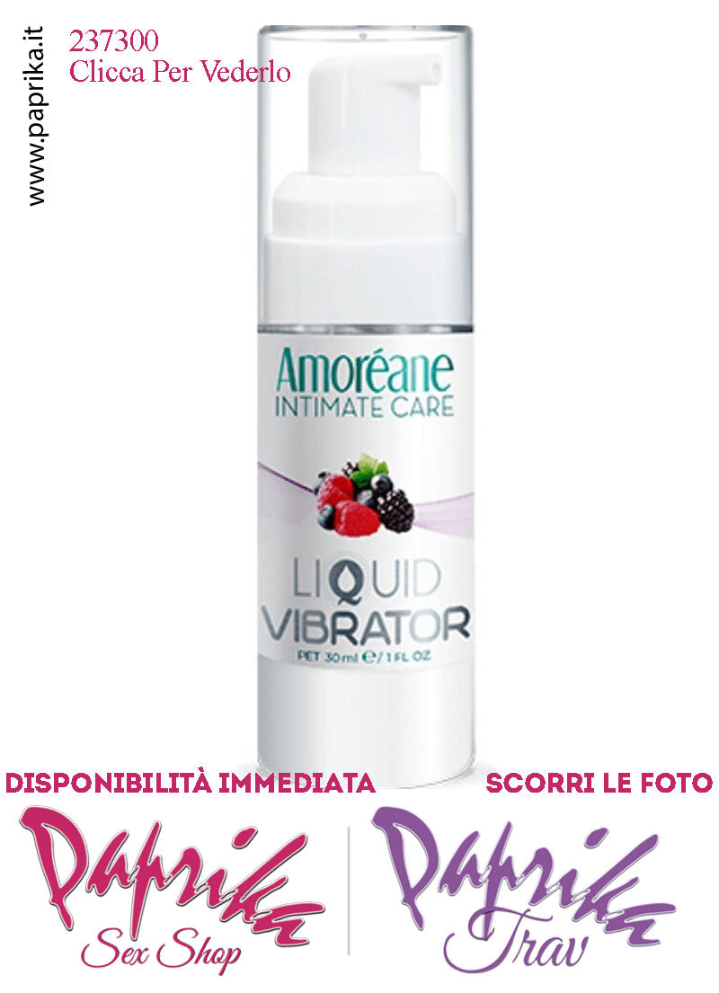 Lubrificante Frutti di Bosco Effetto Vibrante Gel Stimolante Liquido 30 ml