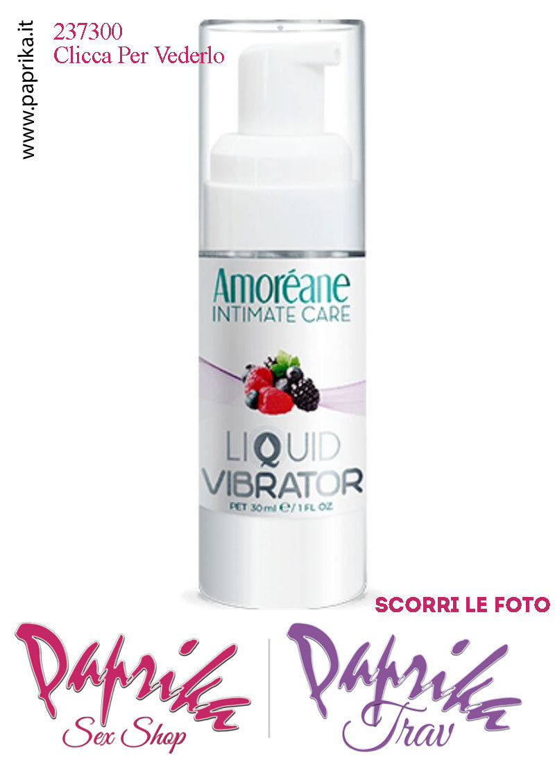 Lubrificante Frutti di Bosco Effetto Vibrante Gel Stimolante Liquido 30 ml