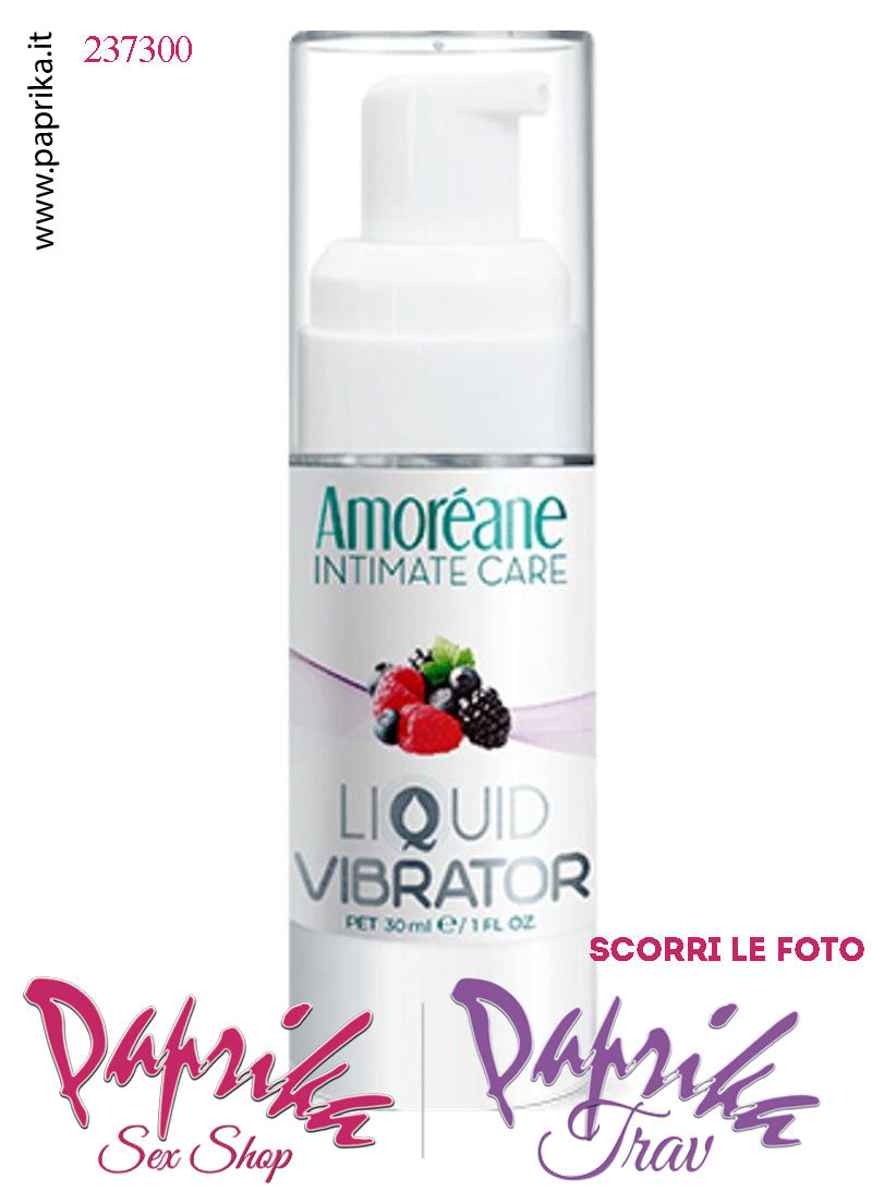 Lubrificante Frutti di Bosco Effetto Vibrante Gel Stimolante Liquido 30 ml