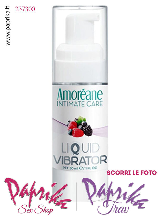 Lubrificante Frutti di Bosco Effetto Vibrante Gel Stimolante Liquido 30 ml