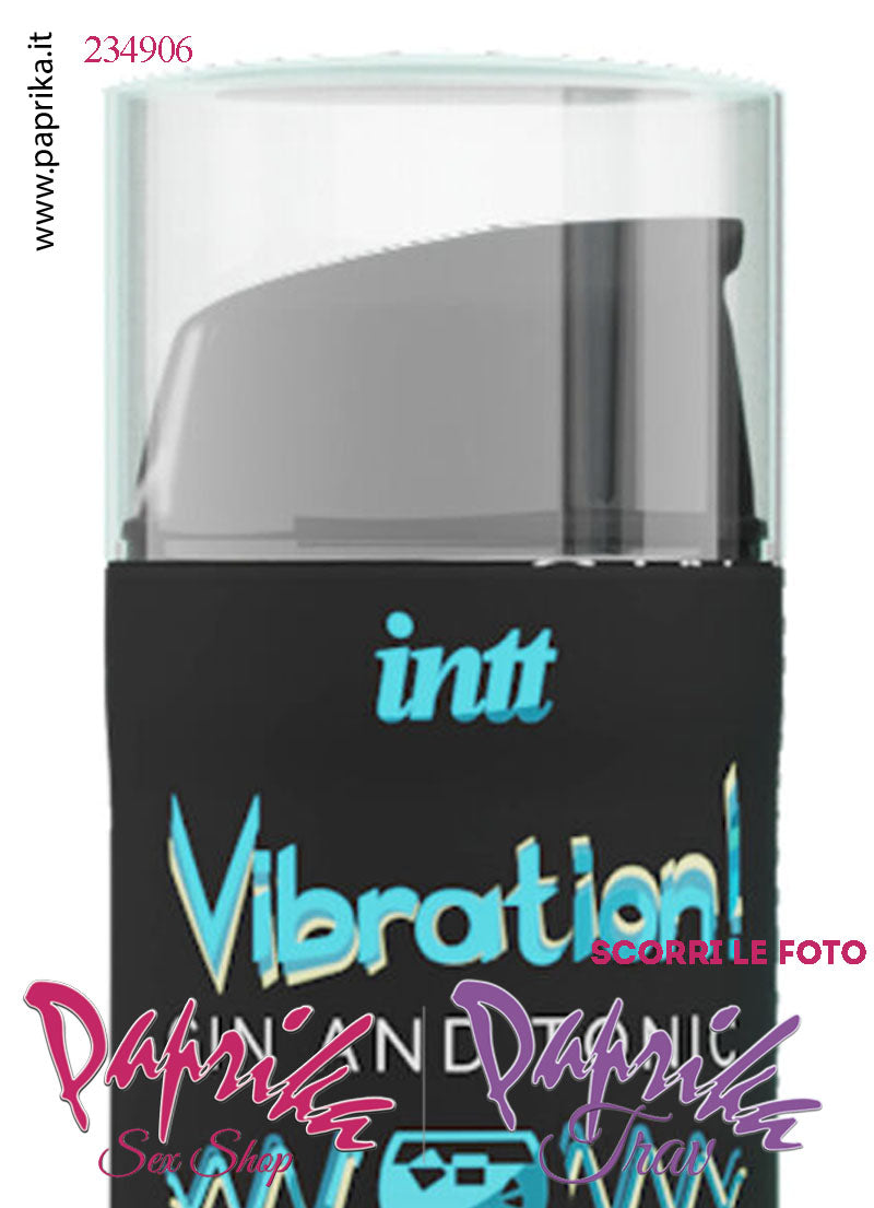 Lubrificante Gin Tonic Gel Ultra Stimolante Effetto Vibratore Liquido 15 ml