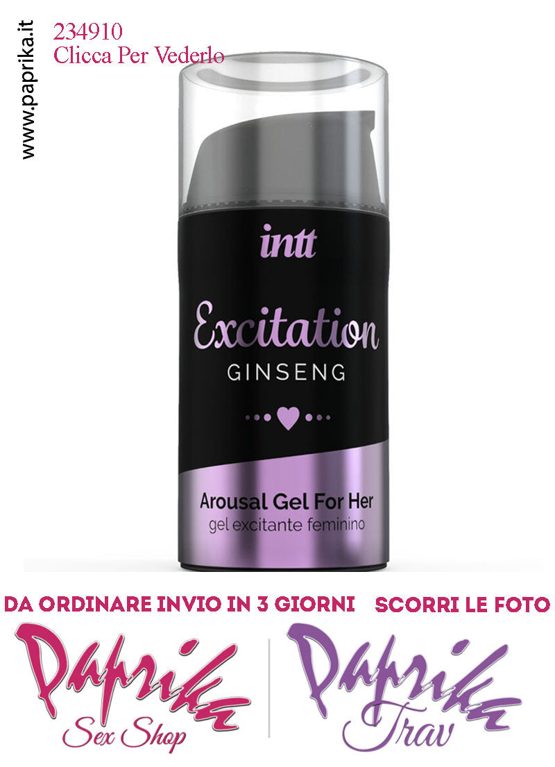Lubrificante Ginseng Gel Ultra Stimolante Effetto Vibratore Liquido 15 ml